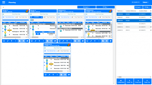 Planning onto existing trips
