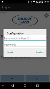Settings Authorisation