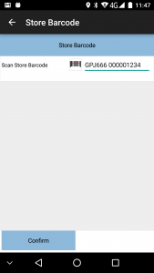 Pre-work - location barcode