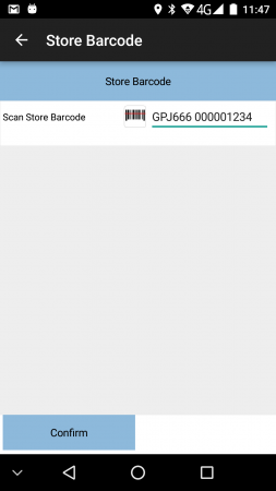 Pre-work - location barcode