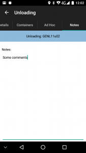 Notes Tab