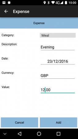 New time or expense