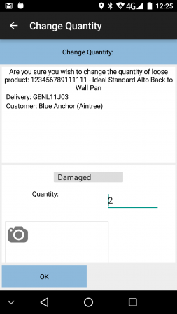 Change Product Quantity