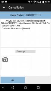 Cancel Product