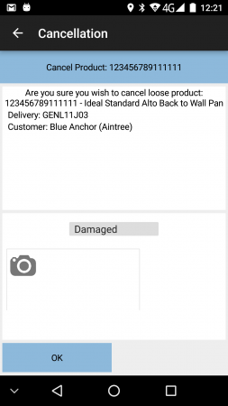 Cancel Product