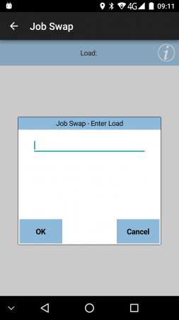 Job Swap - Enter Swap Load