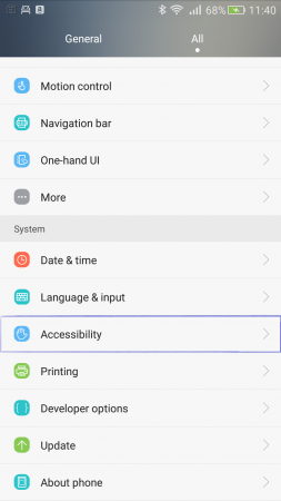 General Settings