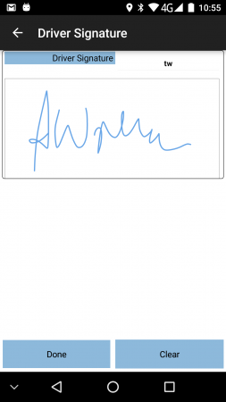 Driver Signature