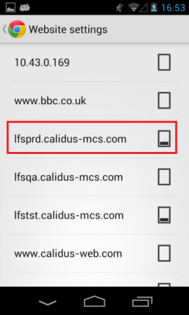 Step 6: Choose URL to clear.