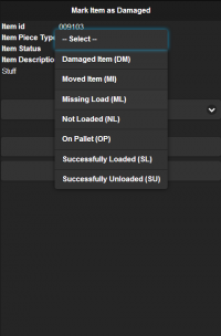 Reason Code Selection