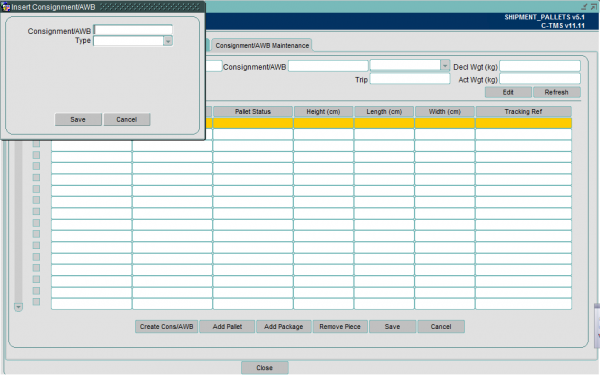 Create Cons/AWB