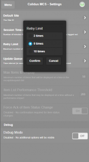 Retry Limit