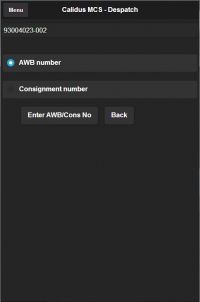 AWB Entry