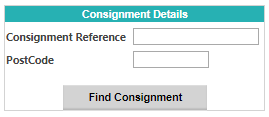 Enter Consignment.
