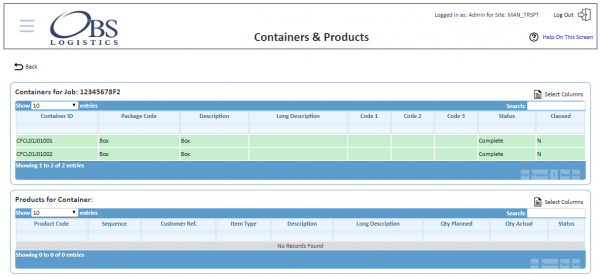 Items (Containers)
