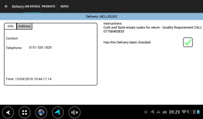 Job Details Tab