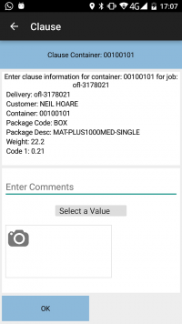Item Information and Clausing