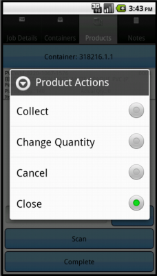Pop-up Actions
