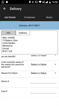 Job Details Tab - Addresses