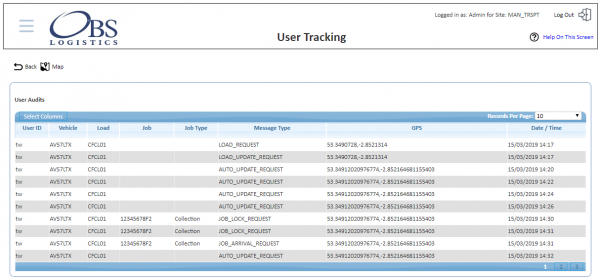 User Tracking - Activities