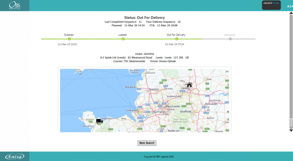 Consignment Tracking.