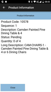 Product Info Pop-up