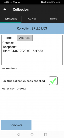 Details and keys
