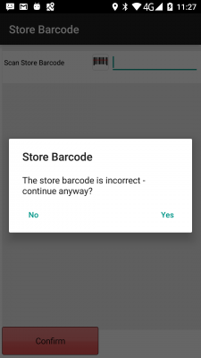 Store Barcode Scanning