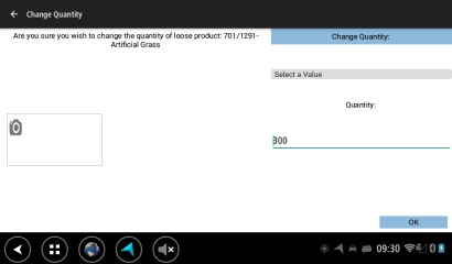 Exception - Change Product Quantity
