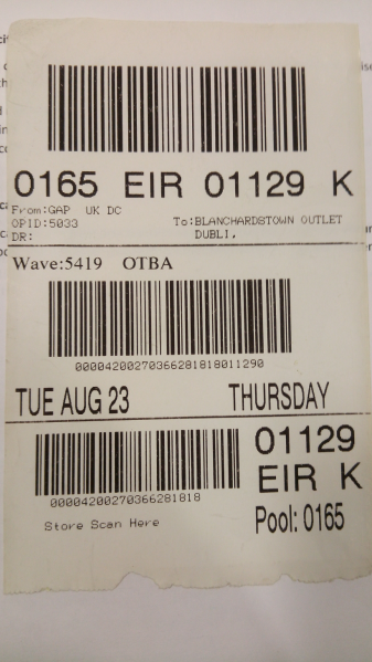 Carton Label