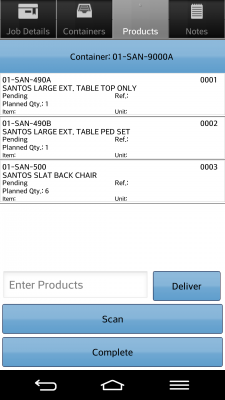 Products Tab