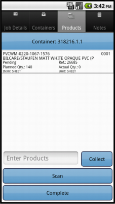 Products Tab