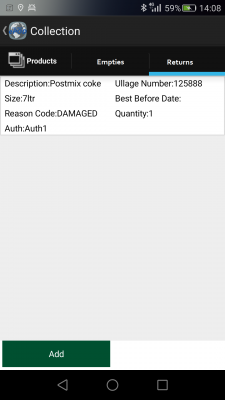 Add a Product Return
