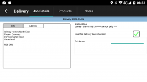 Job Details Tab - Addresses