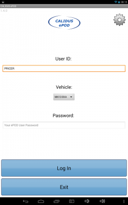 Login Screen
