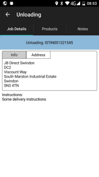 Job Details Tab - Addresses
