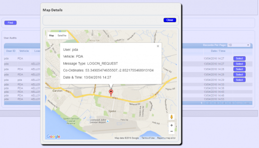 User Tracking - Location