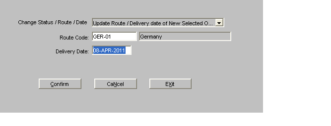 Change route