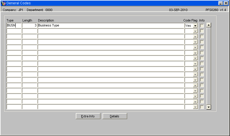 General Codes