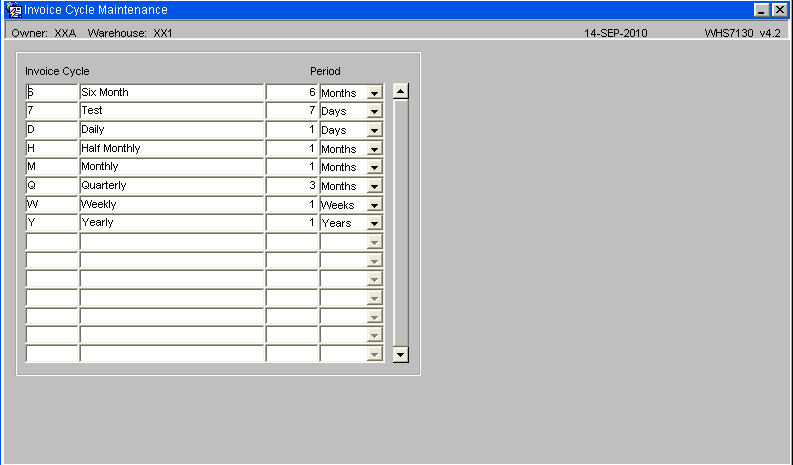 Company Account Information