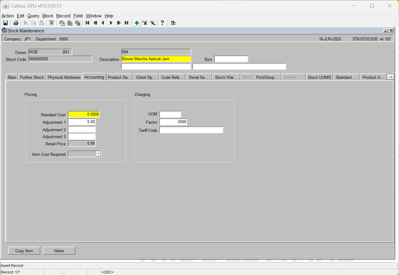 Accounting Details