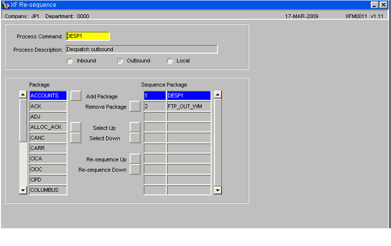 XF Re Sequence