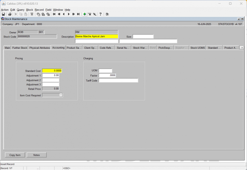Accounting Details